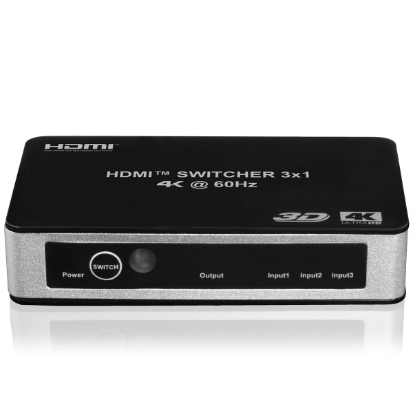 Main product image for HDMI 2.0 Premium 4K 60 Hz 3-Input 1-Output HDCP 2.2 Switch With IR180-1110